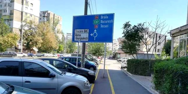 Dezastrul pistelor de biciclete din Galaţi FOTO Costel Crângan