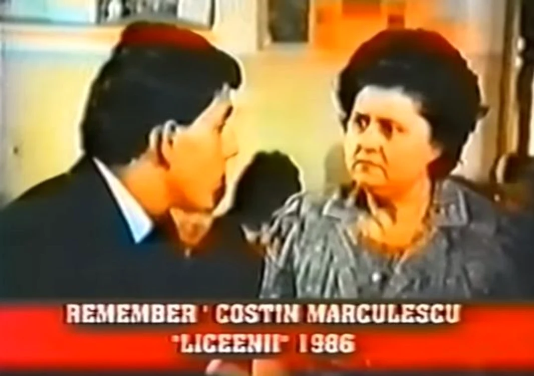 Costin Mărculescu a jucat alături de Tamara Buciuceanu în "Liceenii"foto: captură video