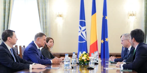 Întrevederea Președintelui României, cu delegația OMV Petrom FOTO: Presidency.ro