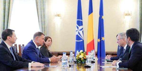 Întrevederea Președintelui României, cu delegația OMV Petrom FOTO: Presidency.ro