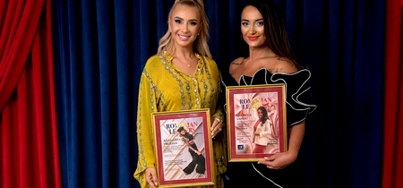 Anamaria Prodan și Andreea Sandu, premiate la Brașov foto: Arhiva personală 