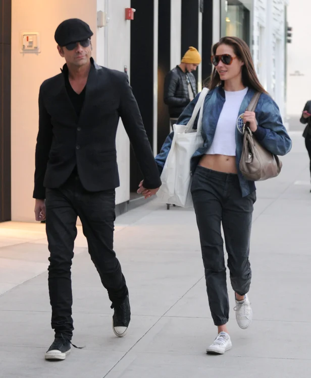 John Stamos & Caitlin McHugh Shopping In Beverly Hills jpeg