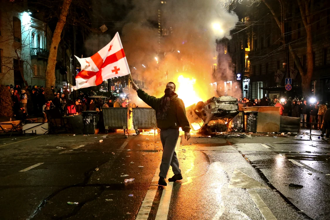 Protest în Georgia FOTO Profimedia 