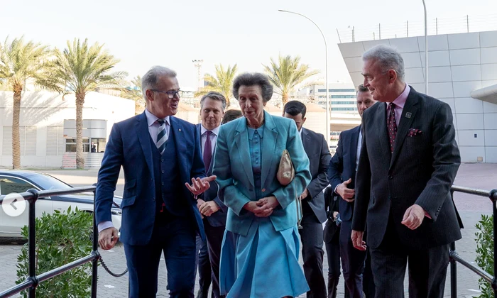 Prințesa Anne în Dubai PNG