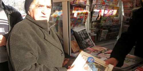 Eva Tudorache a prins ultima carte de la chioşcul de ziare din zona 1 Mai