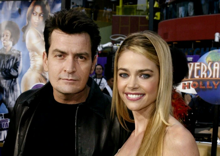 Denise Richards şi Charlie Sheen, pe vremea când formau un cuplu FOTO Reuters