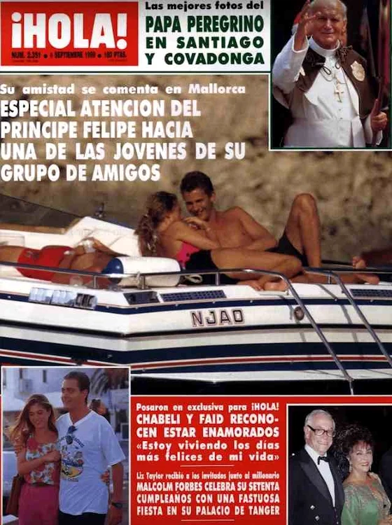 Felipe cu Isabel Sartoriusi in Mallorca jpg