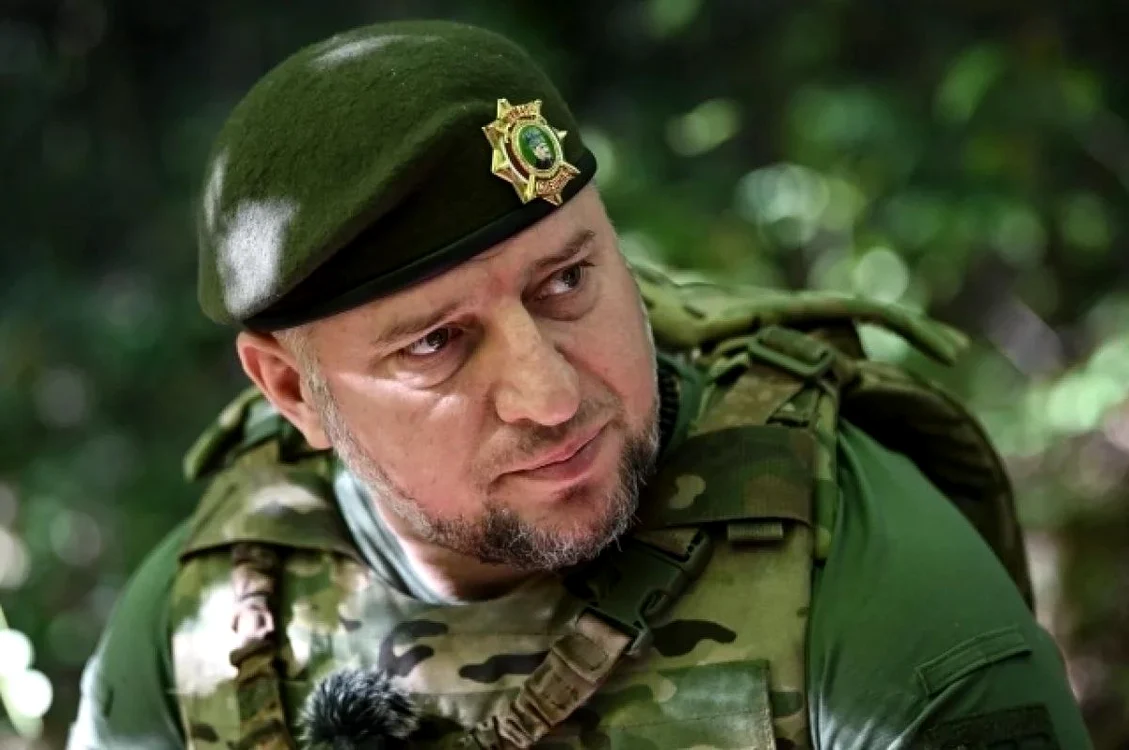 Apti Alaudinov, comandant al unităților speciale cecene Akhmat/ FOTO:X