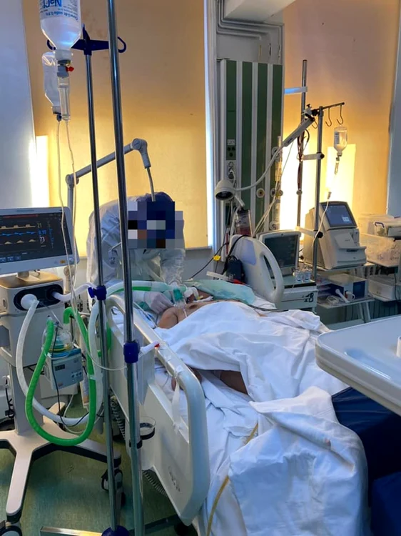Secţie de terapie intensivă dintr-un spital COVID FOTO Arhivă