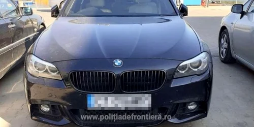 Autoturism de lux căutat international descoperit de poliţiştii de frontieră constănţeni foto politia politia romana