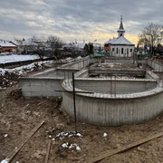 Șatierul bisericii din Păulești FOTO Parohia Ortodoxă Română Păulești
