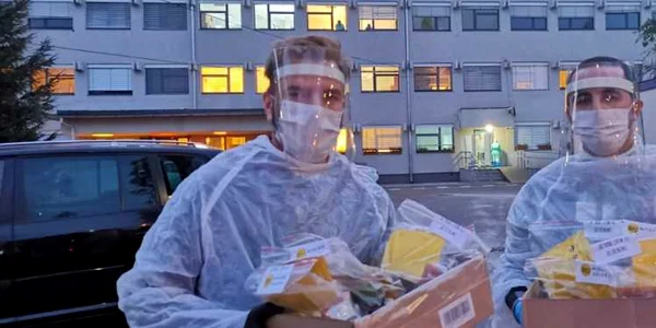 Acţiunile Fundaţiei „Mişcăm Vâlcea” în timpul pandemiei de coronavirus - donaţii de echipamente de protecţie pentru cadrele medico-sanitare din judeţ Foto Mişcăm Vâlcea