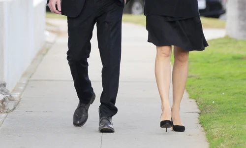 Exclusive Ben Affleck & Jennifer Garner Leaving A Funeral With Christian Bale ***PREMIUM Call For Pricing*** jpeg