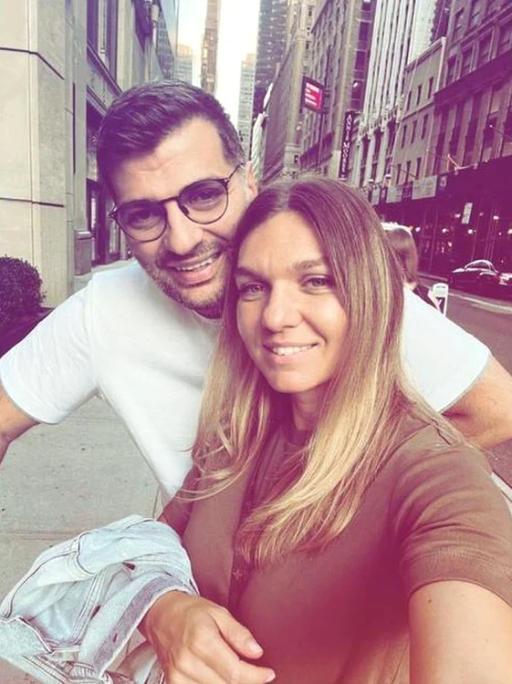 Ultima fotografie cu Toni Iuruc și Halep împreună, la New York, înainte de US Open. FOTO: Instagram