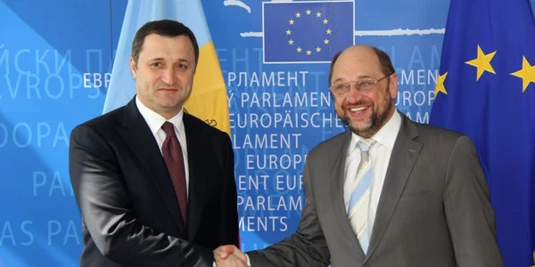 Vlad Filat și Martin Schulz 