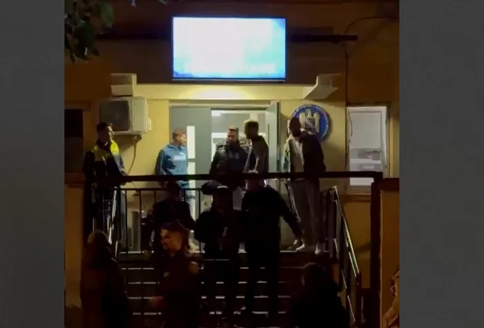 Agresorul a fost reținut FOTO: captura video