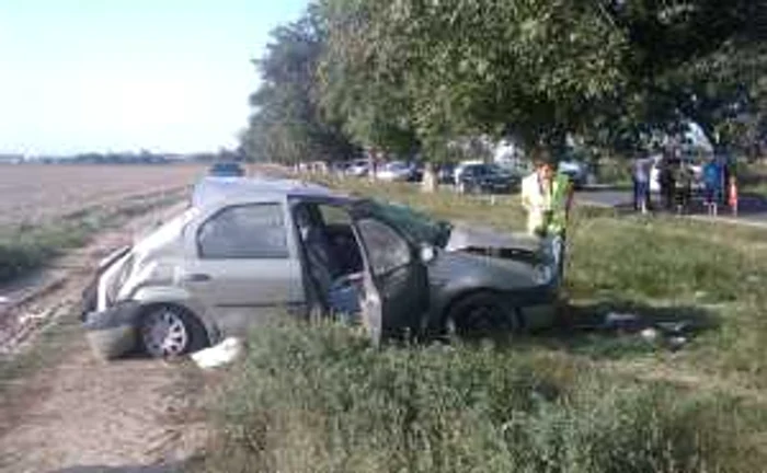 Maşina implicată în accident