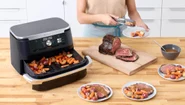 Friteuza cu aer cald air fryer Ninja Foodi DualZone AF400 Sursă kaisei jigging com jpg