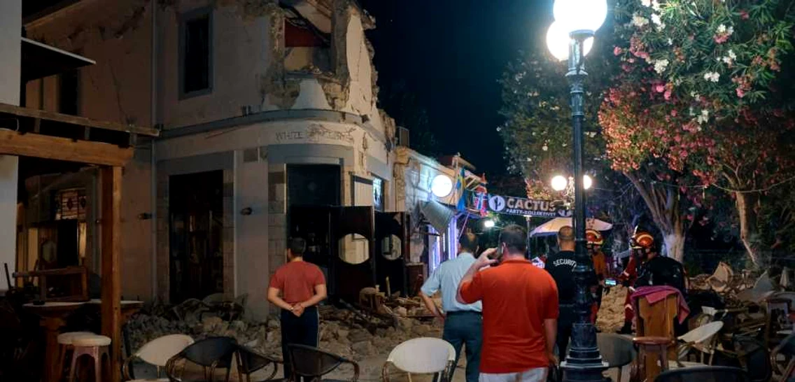 Cutremur pe coastele Turciei şi Greciei FOTO AFP