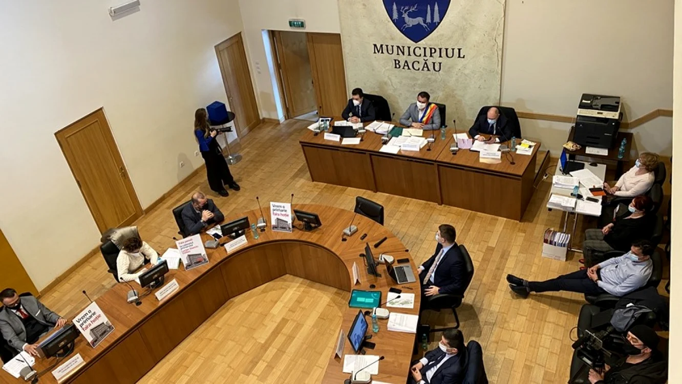 Şedinţă a Consiliului Local Bacău FOTO Ziarul de Bacău