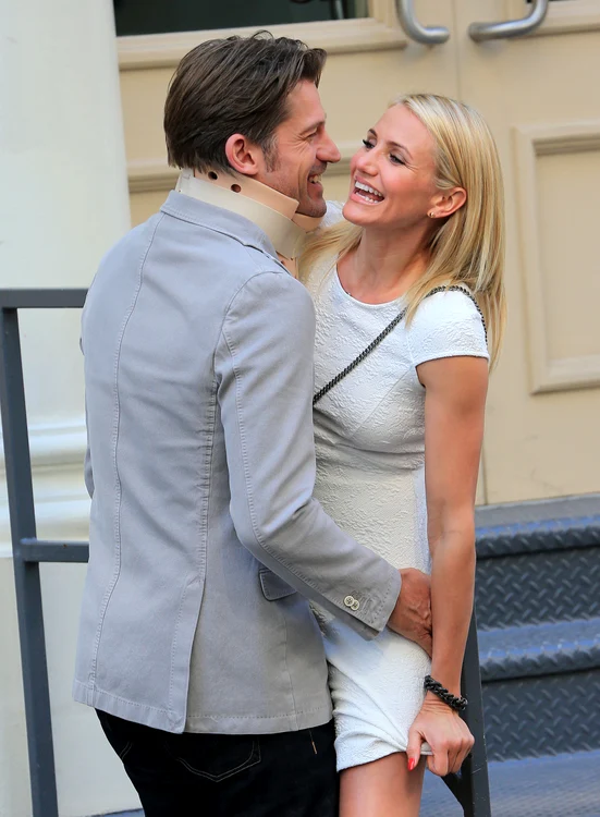 Cameron Diaz, pe platoul de filmare (Foto: Splash)