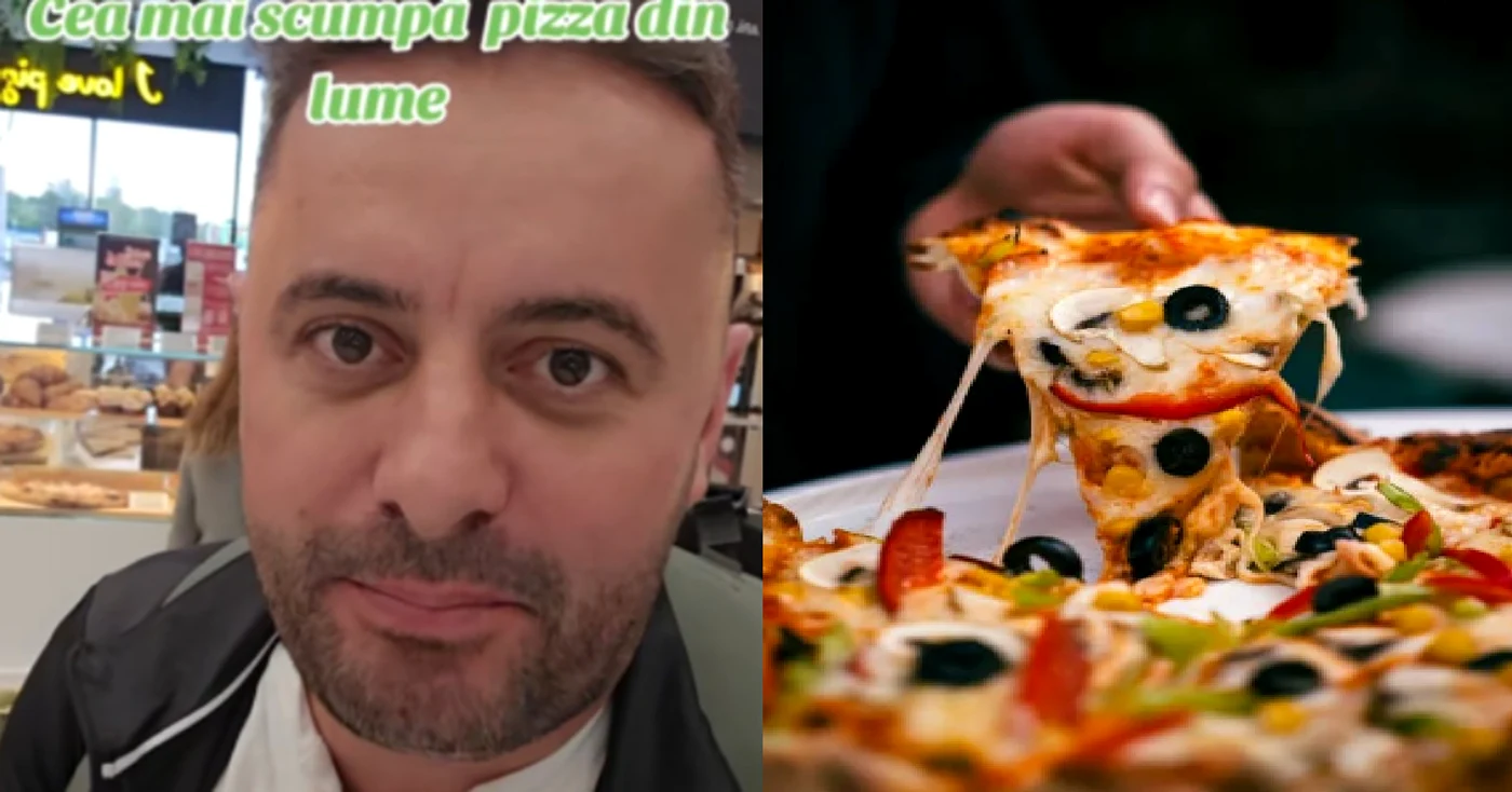 O felie de pizza costă 58 de lei