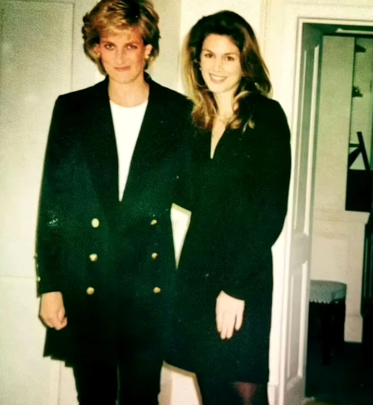 Prințesa Diana și Cindy Crawford