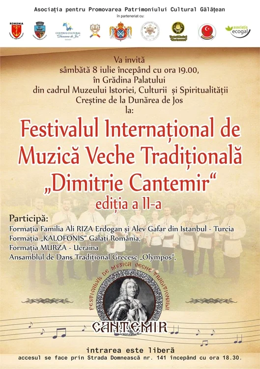 Festivalul Internaţional de Muzică Veche a a ajuns la a doua ediţie Foto: Universitatea ”Dunărea de Jos”