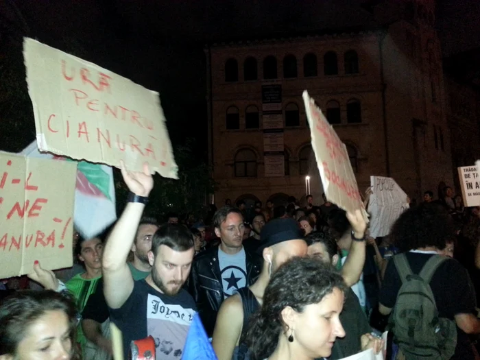 Protest Rosia Montana in Bucuresti FOTO Adevarul