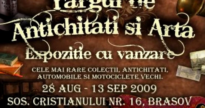 Braşov: La poalele Tâmpei s-a deschis Târgul de Artă şi Antichităţi