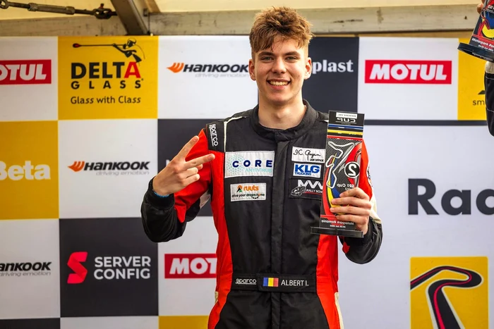 La 17 ani, Albert Iovan, fiul lui Adrian Iovan face performanță în automobilism. FOTO: Facebook