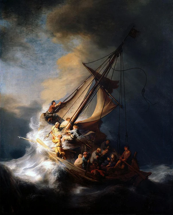 rembrandt christ in the storm on the lake of galilee jpg jpeg