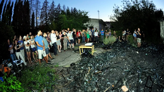 Depozitul de Filme din Cluj, înainte de reabilitare.   Foto: we-are-here.ro