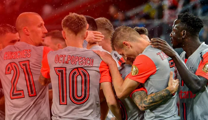FCSB a obținut prima victorie în deplasare în acest sezon. Foto Facebook