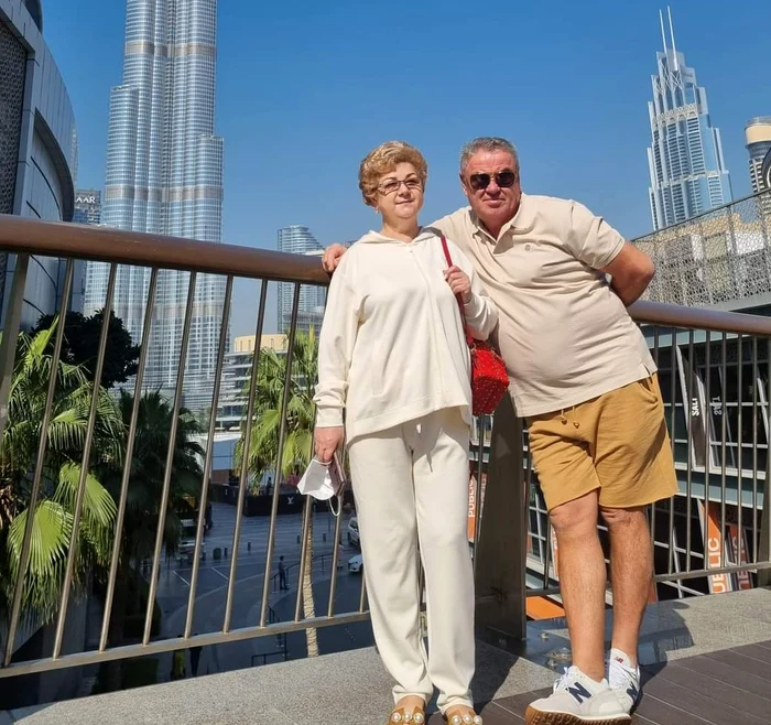 Vivi şi Nelu Tănase, în Dubai foto: instagram