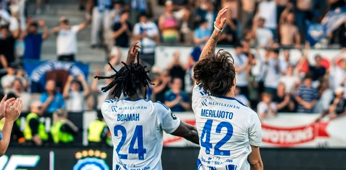 Finlandezii au sărbătorit un succes incredibil. Foto Facebook HJK Helsinki