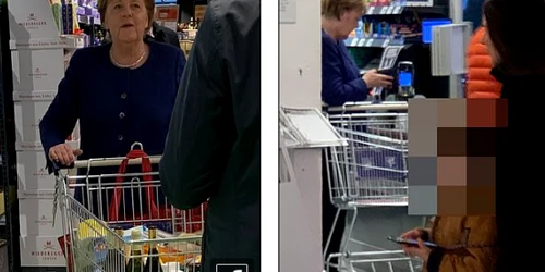 Merkel la cumparaturi
