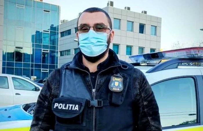 Gabriel P., poliţistul care l-a prins pe violatorul care a umblat liber trei ani FOTO: Poliţia Argeş