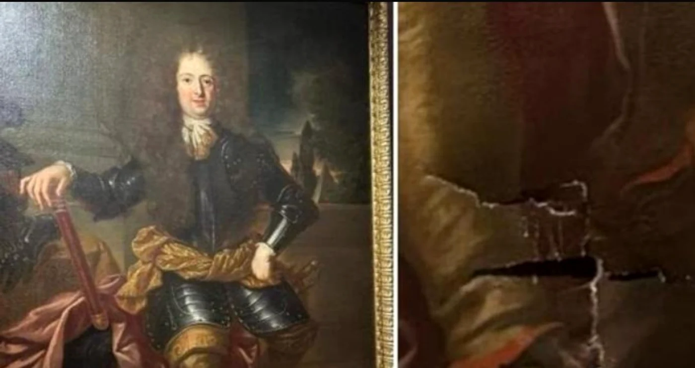 Un vizitator al Galeriei Uffizi a deteriorat o pictură în timp ce încerca să-și facă o poză FOTO: X