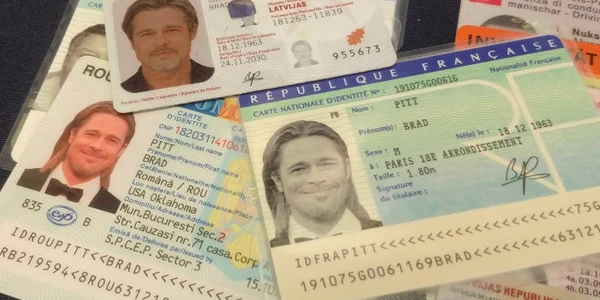 Buletin românesc pentru Brad Pitt FOTO Poliția spaniolă