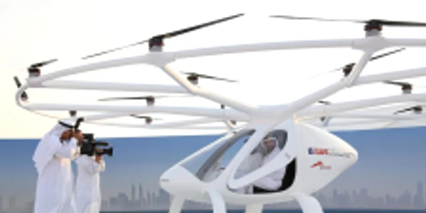 dubai taxi zburator 