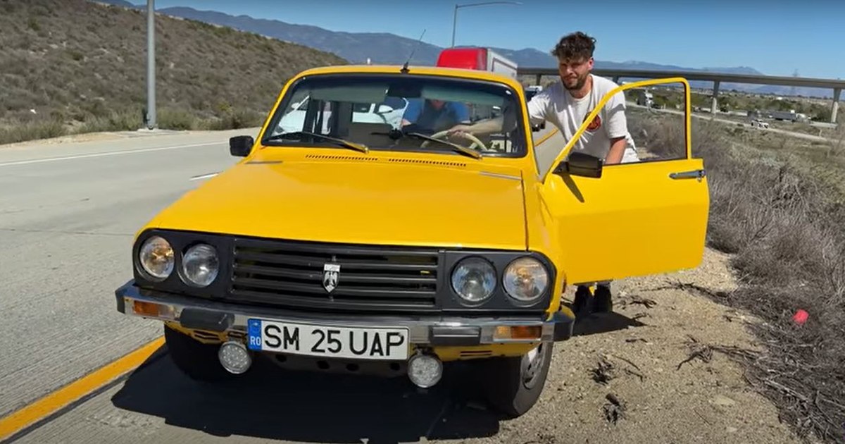 Aventurile unui român cu Dacia 1310 în America. A gonit pe celebra Route 66 și i s-a stricat mașina chiar lângă temuta Area 51