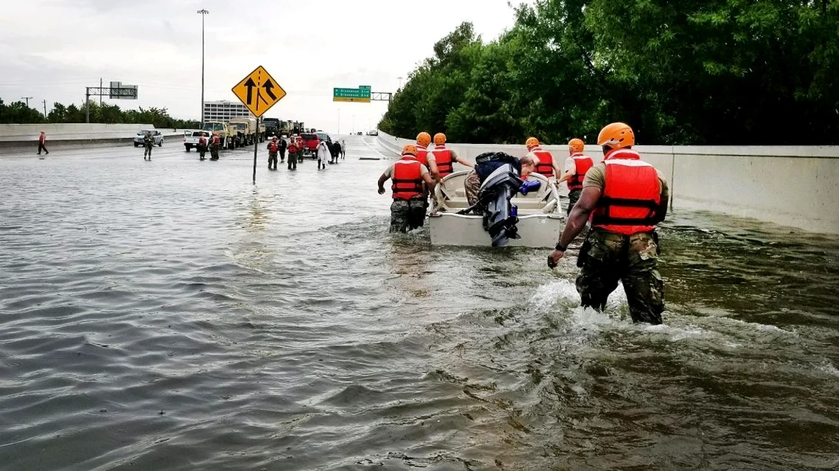 Statul american Texas, inundat de ploile aduse de furtuna Harvey / FOTO jpeg