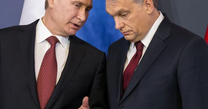 Despre ce au discutat, pe 17 februarie, la Budapesta, preşedintele Vladimir Putin şi premierul Viktor Orban - câteva idei, în dezbaterea FUMN-FP. (Foto: AP)