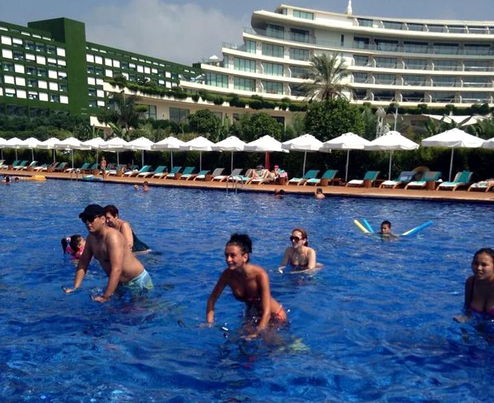 În Turcia, a făcut sport în fiecare zi