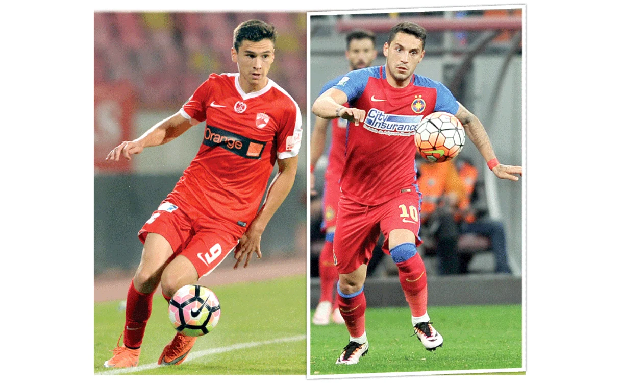 Dinamovistul Rotariu şi stelistul Stanciu sunt soluţiile selecţionerului german ca mijlocaş central ofensivFotografii: sportpictures.eu