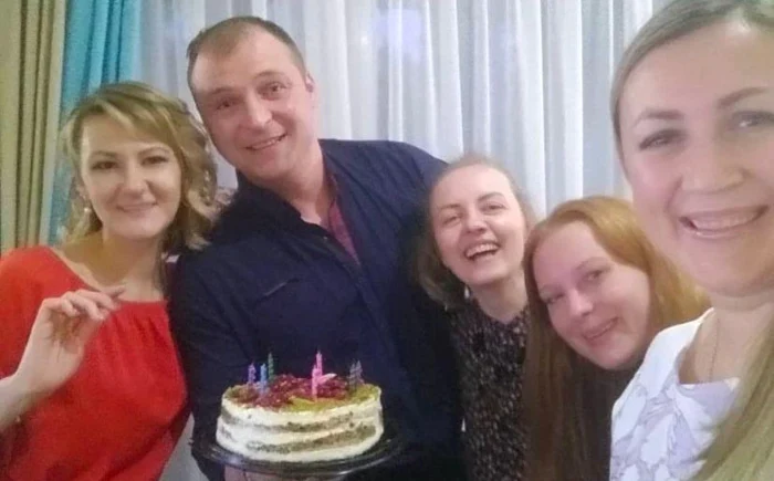 Pavel Matukevici, cu familia. FOTO captură video / sursă: Focus