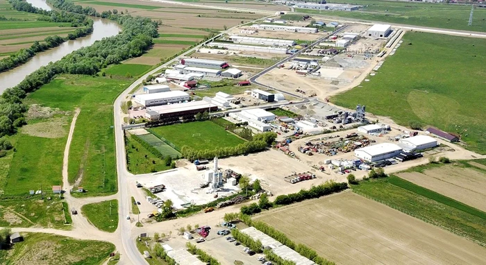 Zona industrială a comunei FOTO Adevărul