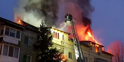 Incendiu Calea Girocului TImisoara FOTO pressalert.ro