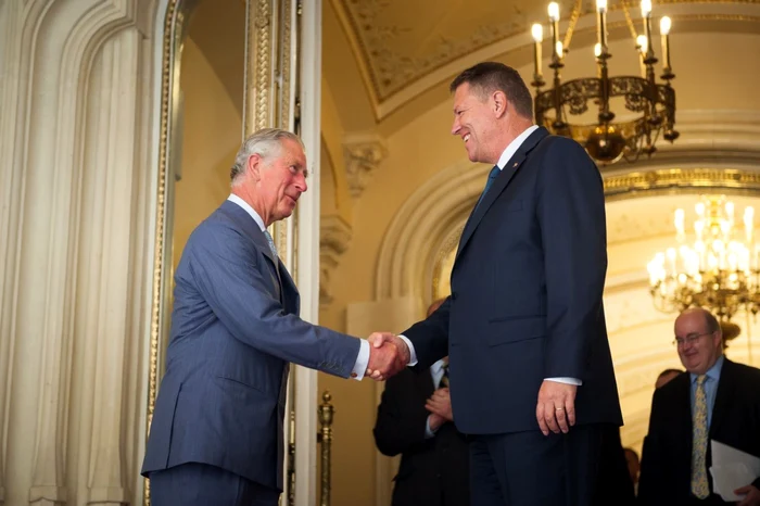 Prinţul Charles şi preşedintele Klaus Iohannis. FOTO Presidency